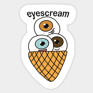 Eyescream Sticker